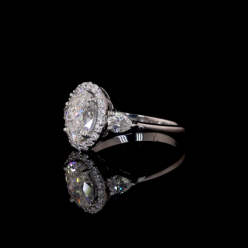 Eternal Solitaire Ring - 14K/18K White Gold, Lab-Grown Diamond, Ring, Classic Solitaire, Women