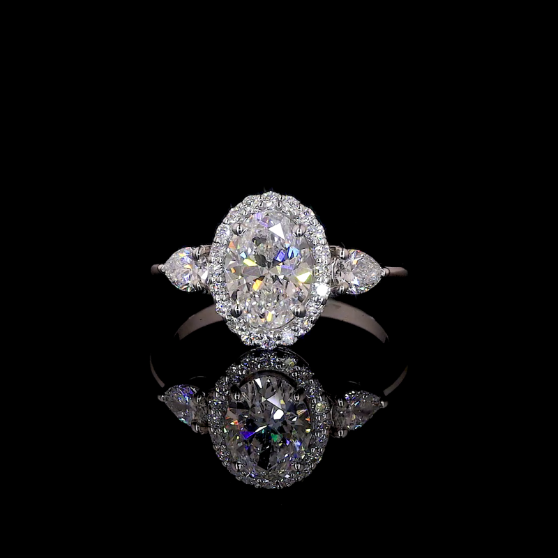 Eternal Solitaire Ring - 14K/18K White Gold, Lab-Grown Diamond, Ring, Classic Solitaire, Women