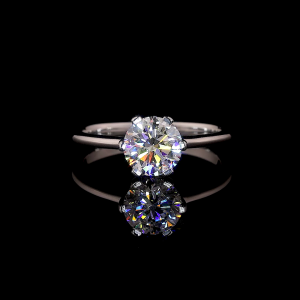 Twist Grace Ring - 14K/18K White Gold, Lab-Grown Diamond, Ring, Modern Twisted, Women