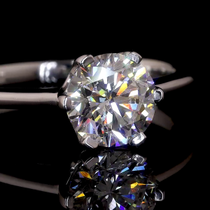 Twist Grace Ring - 14K/18K White Gold, Lab-Grown Diamond, Ring, Modern Twisted, Women