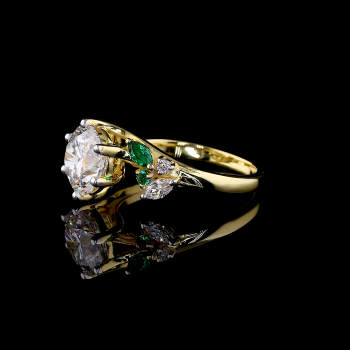 Luxury Cluster Ring - 14K/18K White Gold, Lab-Grown Diamond, Ring, Modern Pave, Unisex. Luxury Cluster Ring - 14K/18K White Gold, Lab-Grown Diamond, Ring, Modern Pave, Unisex.