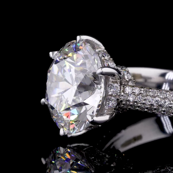 Magnificent Solitaire Ring - 14K/18K White Gold, Lab-Grown Diamond, Ring, Classic Solitaire, Women