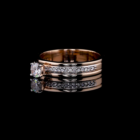 Celestia Linea Lab Diamond Ring in 14K/18K Gold