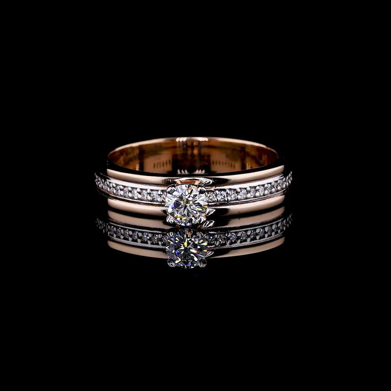 Celestia Linea Lab Diamond Ring in 14K/18K Gold