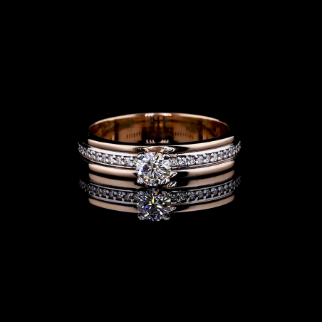 Celestia Linea Lab Diamond Ring in 14K/18K Gold