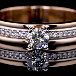 Celestia Linea Lab Diamond Ring in 14K/18K Gold