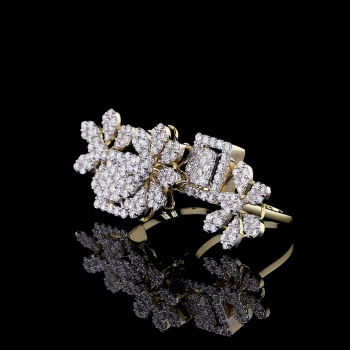 Diamond Blossom Lab Brooch in 14K/18K Gold Diamond Blossom Lab Brooch in 14K/18K Gold