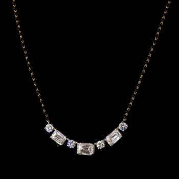 Cascade Radiance Lab Diamond Necklace in 14K/18K Gold Cascade Radiance Lab Diamond Necklace in 14K/18K Gold