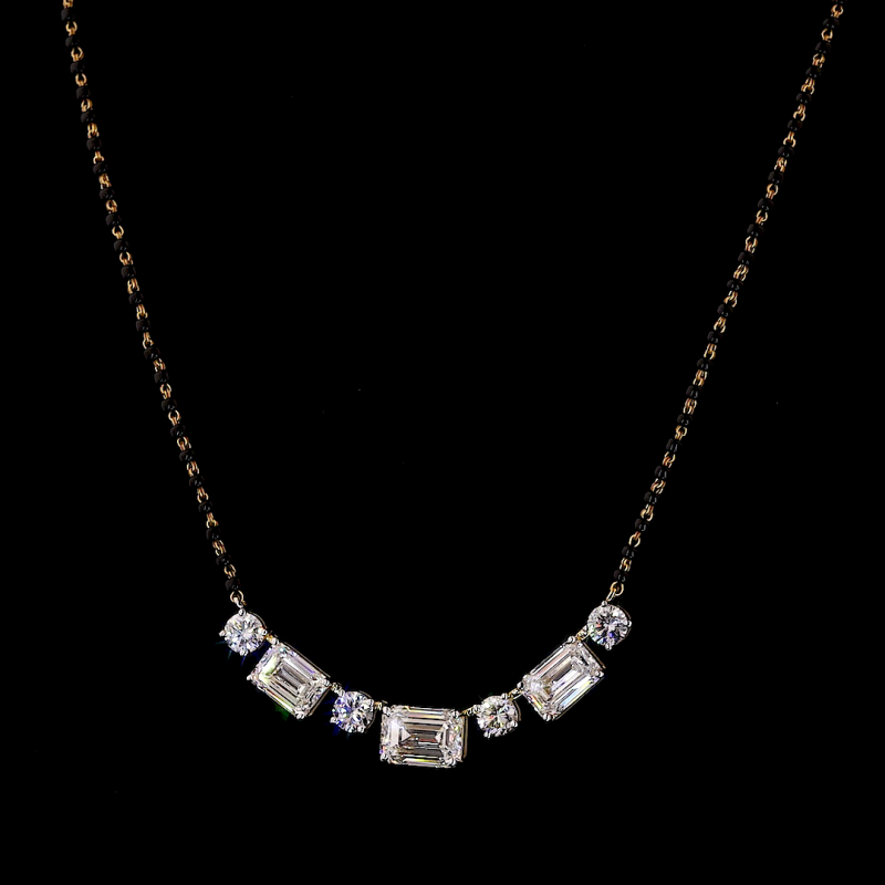 Cascade Radiance Lab Diamond Necklace in 14K/18K Gold Cascade Radiance Lab Diamond Necklace in 14K/18K Gold