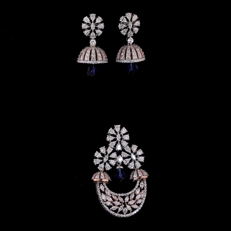 Flora Grace Lab Diamond Set in 14K/18K Gold