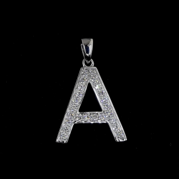 Initial Spark Lab Diamond Pendant in 14K/18K Gold Initial Spark Lab Diamond Pendant in 14K/18K Gold