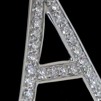 Initial Spark Lab Diamond Pendant in 14K/18K Gold Initial Spark Lab Diamond Pendant in 14K/18K Gold