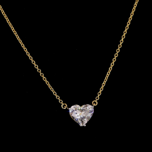 Golden Whisper Lab Diamond Pendant in 14K/18K Gold