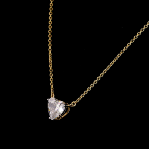 Golden Whisper Lab Diamond Pendant in 14K/18K Gold