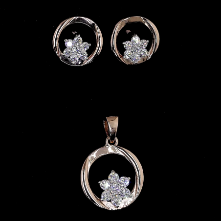 Bloom Halo Lab Diamond Set in 14K/18K Gold