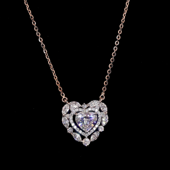 HeartGlow Lab Diamond Necklace in 14K/18K Gold HeartGlow Lab Diamond Necklace in 14K/18K Gold
