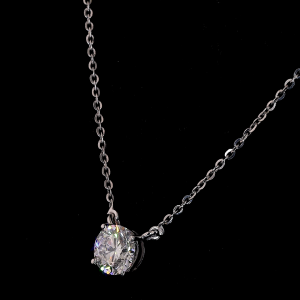 Celestara Solitaire Lab Diamond Pendant in 14K/18K Gold