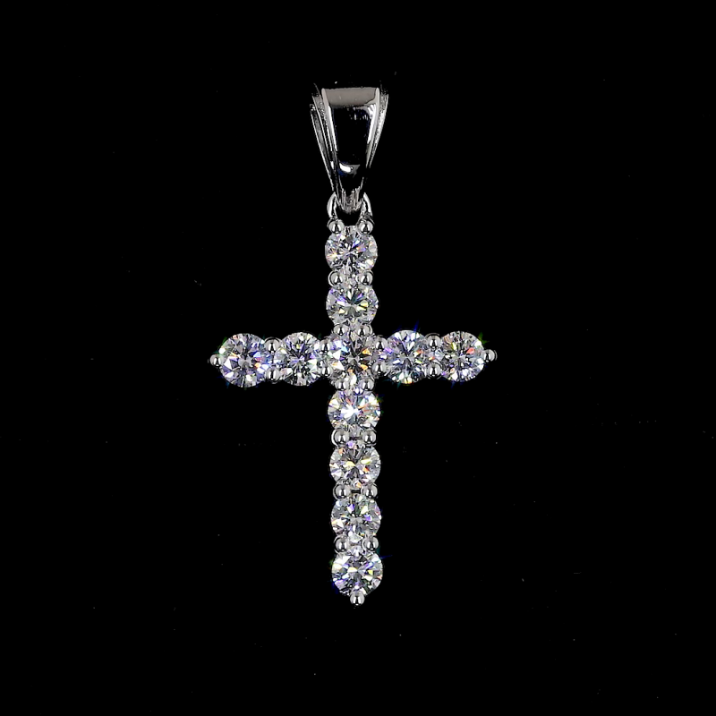 Divina Cross Lab Diamond Pendant in 14K/18K Gold Divina Cross Lab Diamond Pendant in 14K/18K Gold