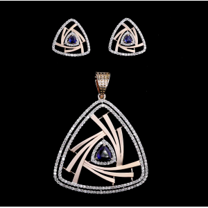 Trivetta Lab Diamond Set in 14K/18K Gold