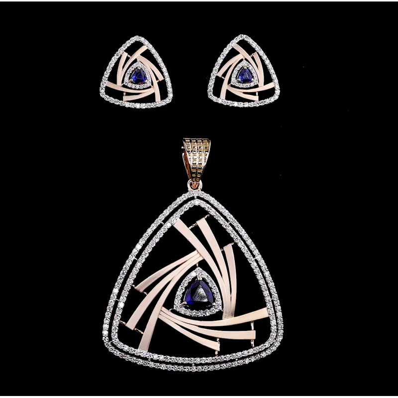 Trivetta Lab Diamond Set in 14K/18K Gold Trivetta Lab Diamond Set in 14K/18K Gold