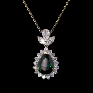 Verdantia Bloom Lab Diamond Pendant in 14K/18K Gold