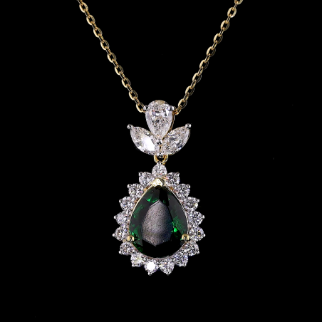 Verdantia Bloom Lab Diamond Pendant in 14K/18K Gold