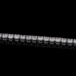 14k White Gold With Lab grown Diamonds of Rounds Total 7.80 Carat VVS VS EF Tennis Bracelet