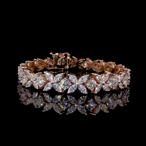 Marquise and Rouns Shape Diamond Fancy Bracelet