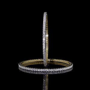 15 pointer Rounds Lab Grown Diamond Bangles