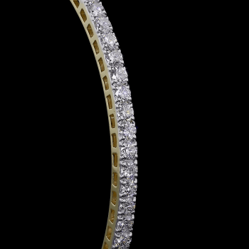 15 pointer Rounds Lab Grown Diamond Bangles 15 pointer Rounds Lab Grown Diamond Bangles