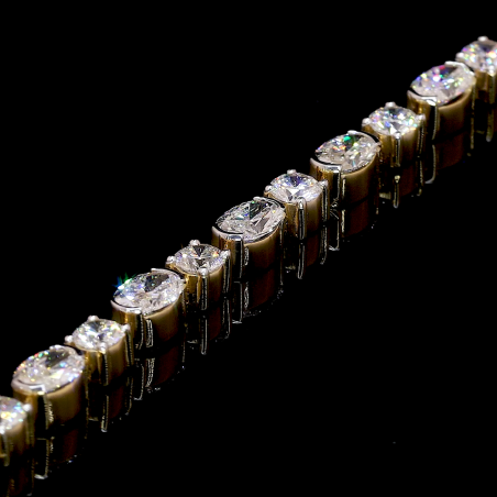 Round & Oval Diamond Bracelet