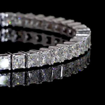 0.30 Ct. Each Princess Shape Diamond Tennis Bracelet 0.30 Ct. Each Princess Shape Diamond Tennis Bracelet