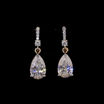 1 Ct. Each Pear Shape Diamond Drop Earring 1 Ct. Each Pear Shape Diamond Drop Earring