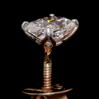 Radiant Cut Diamond Stud Earrings. Radiant Cut Diamond Stud Earrings.