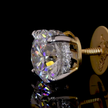 Lab Diamond Round 1.5 Carat E VVS2 Each IGI Certified Stud earrings Lab Diamond Round 1.5 Carat E VVS2 Each IGI Certified Stud earrings