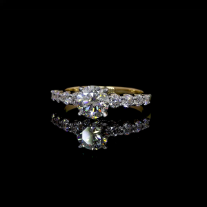 1.5 Ct White Round Cut Solitaire Lab Grown Diamond Ring | Wedding Gift Ring For Women