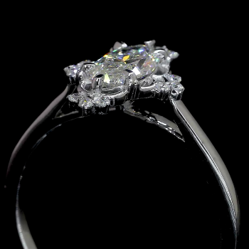 Vintage Marquise Diamond Filigree Ring in 14k Gold – Antique Style Vintage Marquise Diamond Filigree Ring in 14k Gold – Antique Style