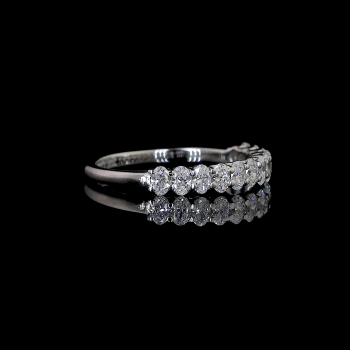 14k Gold Oval Diamond Eternity Band – Timeless Sparkle Ring 14k Gold Oval Diamond Eternity Band – Timeless Sparkle Ring