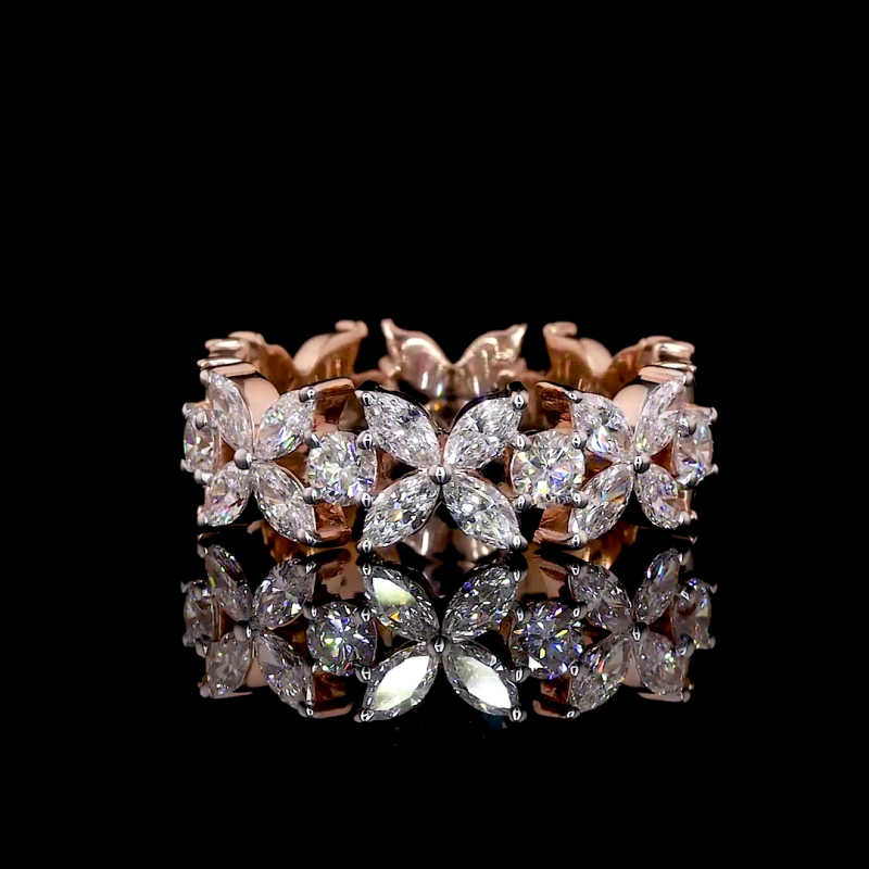 Solitaire Lab Diamond Ring Hidden Halo Prong Setting 14K 18K Gold Solitaire Lab Diamond Ring Hidden Halo Prong Setting 14K 18K Gold