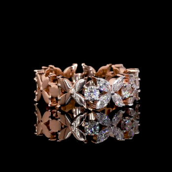 Solitaire Lab Diamond Ring Hidden Halo Prong Setting 14K 18K Gold Solitaire Lab Diamond Ring Hidden Halo Prong Setting 14K 18K Gold