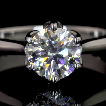 Classic Brilliance Lab Diamond Ring Round Cut Prong Setting 14K 18K Gold