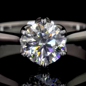 Classic Brilliance Lab Diamond Ring Round Cut Prong Setting 14K 18K Gold