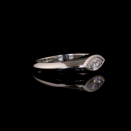 Classic Shine Lab Diamond Ring Round Cut Prong Setting 14K 18K Gold