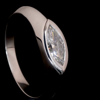 Classic Shine Lab Diamond Ring Round Cut Prong Setting 14K 18K Gold