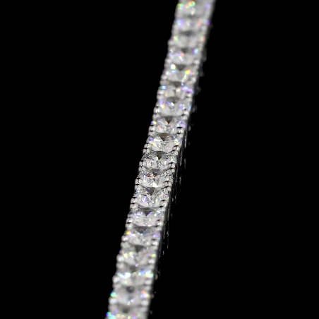 Tennis Bracelet with 0.15 Carat Each Rounds EF VVS VS Lab Grown Diamonds
